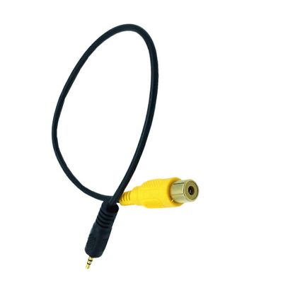 RCA - 2.5mm AV-IN köysirata peruutuskamera GPS 2.5mm 0. musta