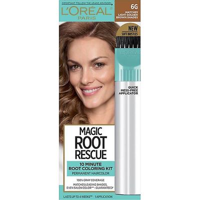 Loreal Paris L'oreal Paris Magic Root Rescue 10 minuutin hiusten värjäyssarja, 6g vaalean kullanruskea, 1 sarja