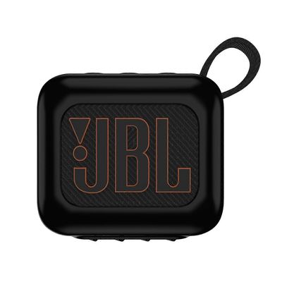 JBL Go 4 langattomalle Bluetooth-kaiuttimelle silikonisuojakotelo Musta