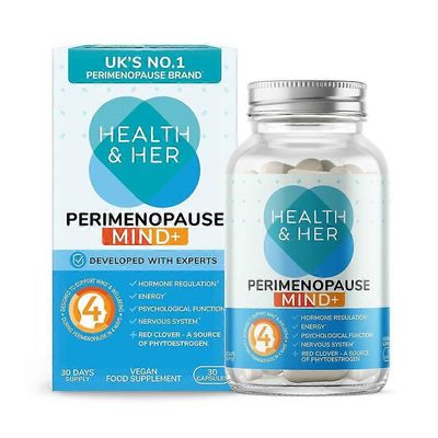 Health & Her Terveys &; Hänen perimenopause Mind + Multi Nutrient Supplement 30 kapselia