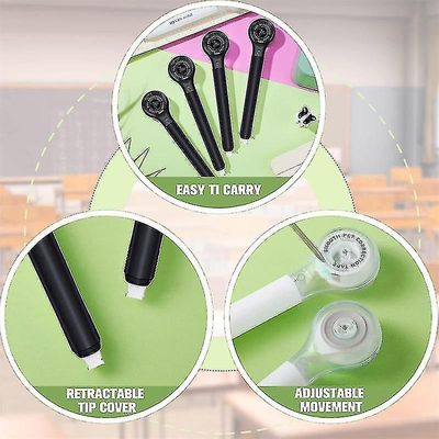 10 stk korrektion tape pen tape korrektor hvid ud korrektion tape kontor forsyninger fejl correctio