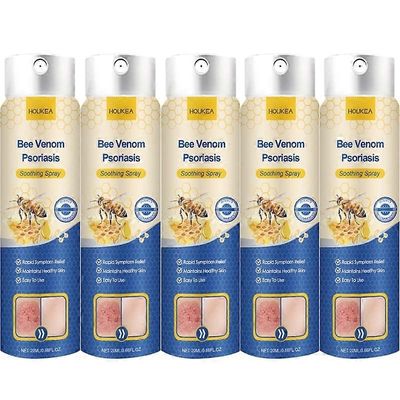 Rauhoittava Kosteuttava Psoriasisneste Kannettava Kutinaa Lievittävä Vartalonhoitoneste Vartalonhoitotarvikkeet 5Bottles