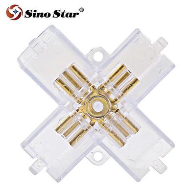 Kaikki kupariset 3-nastaiset liittimet LED-lampulle sopivat Sinostar Hexagon Light Tube 110-240V Universal -putkeen 4 Way Connector