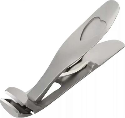 Kynsileikkurit senioreille, paksut kynnet, suuri, kulmikas pää, ergonominen Harmaa
