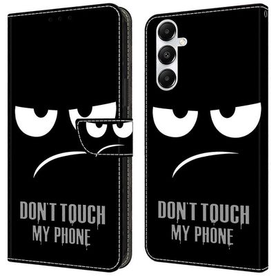 Galaxy A55 5G -puhelinkotelolle Monivärinen Don't Touch My Phone