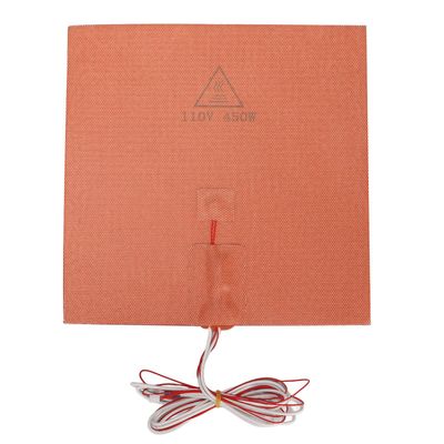 110 V 450 W:n silikoninen lämmitystyyny, korkean lämpötilan kestävä silikonilämmitin, jossa taustaliima VORON2.4 3D-tulostimelle