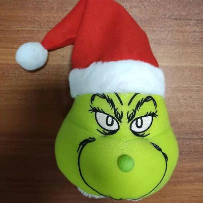 Unbrand Grinch joulu koristeet karvainen vihreä grinch käsivarsi koristelu pidike puusetti Käsi 1 Pc