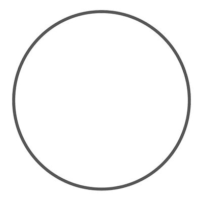 Neliömäinen kumivyö 1,2 mm paksuus 105mm-150mm taitettu kokovaihtoehto neliömäisille nauhureille ja soittimille Taita puoliksi 140mm