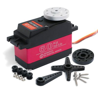 60kg servo metallivaihde suuri vääntömomentti digitaalinen servomoottori rc-autorobotille 8.4v RDS5160 270 astetta