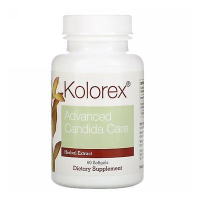 NATURE'S SOURCES (AbsorbAid & Kolorex) Kolorex Avancerad Candida Care, 60 mjuka geler (Förpackning med 1)