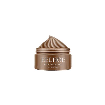 unbrand Hiusten värivaha, väliaikainen hiusvärivaha tummille hiuksille, väliaikainen kampausvärivoide miehille naisille, pikakampausvaha juhlacospl...
