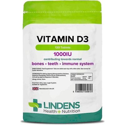 Lindens-vitamiini D3 1000iu Tabletit 120 (5613)