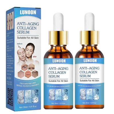 Zhiyi 2X anti-aging kollageeniseerumi, kollageeni anti-aging seerumi naisille ja miehille, ryppyjä kiinteyttävät juonteet, häivytys hienot viivat e...