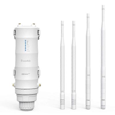 Tyyppi B WAVLINK WN572HE4D 4 irrotettavaa antennia AC1200 4G LTE WiFi kaksikaistainen reititin SIM-kortilla Monivärinen Style B