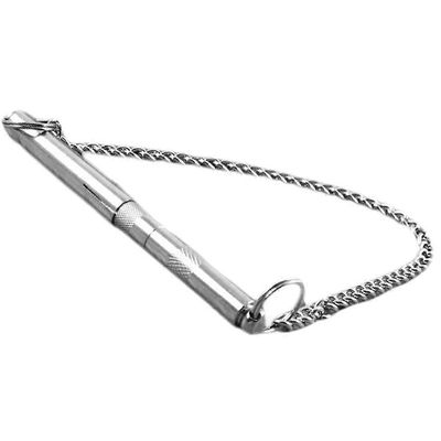 Koiran pilli lopettaa haukkuminen hiljainen ultraääni ääni repeller kouluttaja ruostumattomasta teräksestä koiran pilli Hopea 10.00X2.00X2.00CM