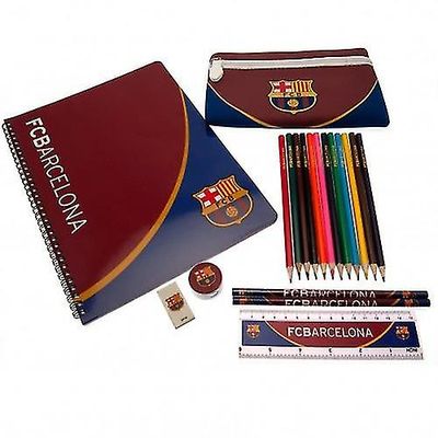 FC Barcelona Skole Supply Set Maroon/blå One Size