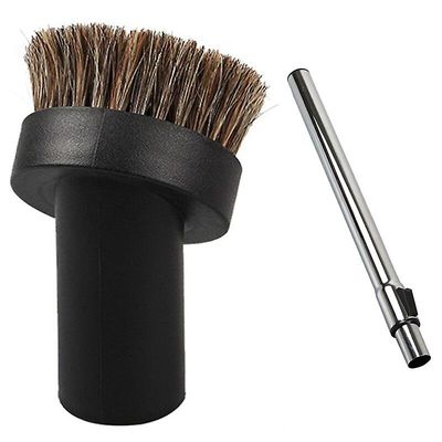 1 stk 36mm hoved børste hoved sugehoved hest hår rund børste &1 stk Metal Lige T