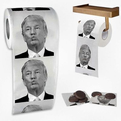Hauska uutuuspainettu wc-paperi julkkissuunnittelulla gag-lahjoihin 1pc