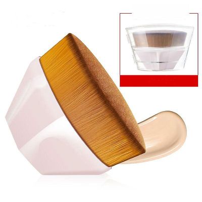 Foundation Brush Magic No Trace Makeup Brush Engros Bærbare Spis ikke Pulver Skønhed Makeup Tools Iron Foundation Brush Pink
