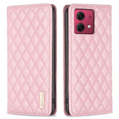 For Motorola Moto G84 5g veske kortholder telefon skinndeksel Rosa