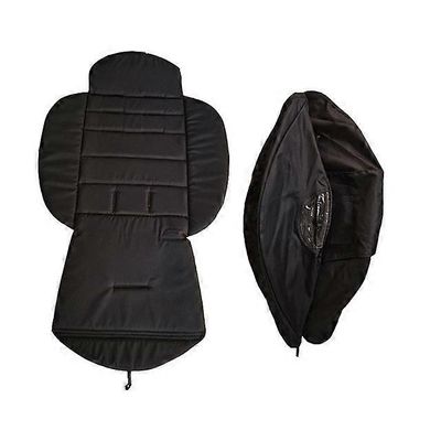 Babyzen Yoyo2 Yoya -lastenrattaiden lisävarusteet Aurinkokuomu ja korvaava istuintyyny YOYO: lle 175 musta