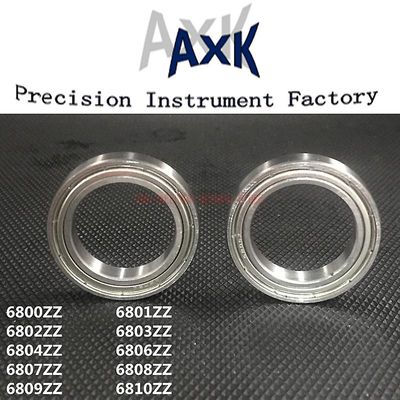 Gratis forsendelse Axk 10 stk 6800zz 6801zz 6802zz 6803zz 6804zz 6806zz 6807zz 6808zz 68209zz 6810zz Miniature Deep Groove Ball