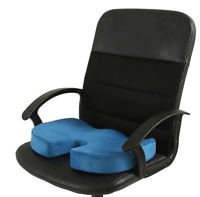 Coosilo Memory Foam sædepude til bilsæder, hjemmekontor og rejsepude blå