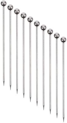 Linkrunning 20 stykker rustfrit stål cocktailpicks Metal Martini Picks 4.3 tommer Dome 20pcs