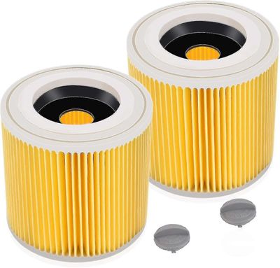 2 pakkaus kasettisuodatin Wd3 Premium Wd2 Wd3 Wd3 Wd3p Wd3 Mv2 Mv3 Filter Wd3 -vaihtosuodattimelle Krcher-pölynimurille 6.414-552.0 / 6414552
