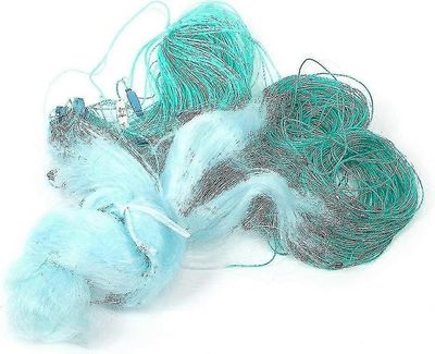 50m pituus 1,5m korkeus kolme kerrosta raskas kalaverkko kelluvilla kalastustarvikkeilla pesuallasverkko (4 sormi) uusi