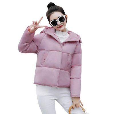 Ruili Aliexpress Hot Sale Bomulds-polstret jakke Kvinder 2019 New Winter Fashion Wild Loose Short Down Padded Jacket Engros rød XL