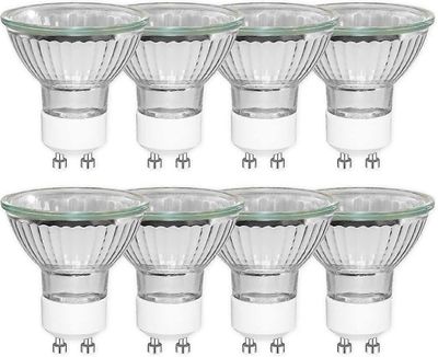 8kpl Gu10 35w halogeeniheijastinpolttimot, himmennettävä kohdevalo, lämmin valkoinen 2700k -T