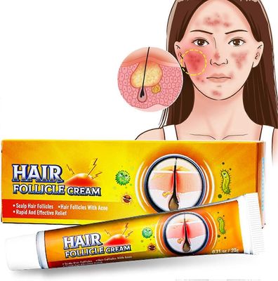 Unbrand Hiusten follikkelivoide, hiusten follikkelikorjaus rauhoittava voide syväravitseva ihonhoito follikkelihoitovoide estää follikuliitti, hius...