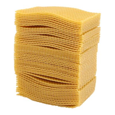 50PCS Mehiläishoito Mehiläishoidon säätiö Runko Puutarhan mehiläishoito Keltainen