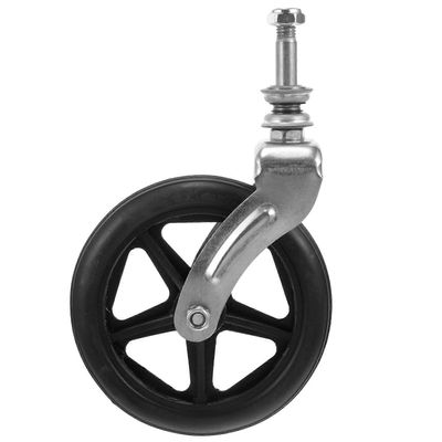 1 Aseta pyörätuolin pyörät Korvaavat etupyörät Pyörätuolin etulaakerit Pyörät laakereilla Sekalaiset värit 25.00X14.50X3.70CM