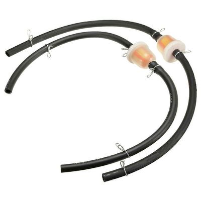 2x 47cc 49cc MINI MOTO BENSIINILETKU POLTTOAINESUODATIN DIRT POCKET BIKE ATV QUAD US Musta