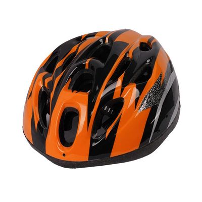 Pyöräilykypärä Ultrakevyt Säädettävä Koko Mukava Hengittävä Pyöräilykypärä Suojaamaan Oranssi