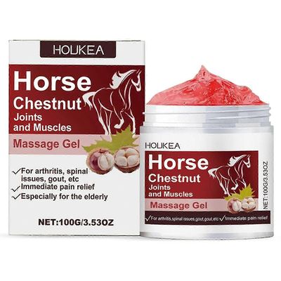 1-3x Horse Chestnut Massge Gel, Relief Massage Cream ulkoiseen käyttöön 1pcs
