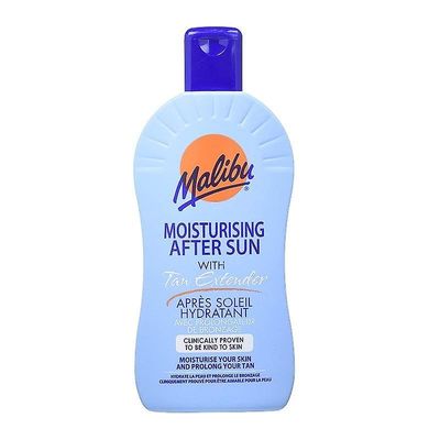 Malibu kosteuttaa auringon jälkeen rusketuksen pidentäjällä 400ml