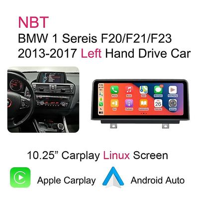 Eccpp 10.25" Trådløs Carplay BMW F30 Android Auto til BMW Series 1 2 3 4 F20 F21 F22 F30 F31 F32 Bil Multimedia Auto Screen Stereo BT F20 LHD None