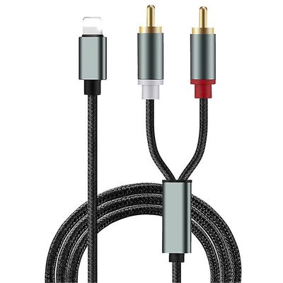 Äänisovitin kaapeli Puhelin RCA Lotus -kaapelikaiuttimeen Äänenvahvistimen linkki Äänikaapeli, joka sopii Apple Iphone-B11: lle