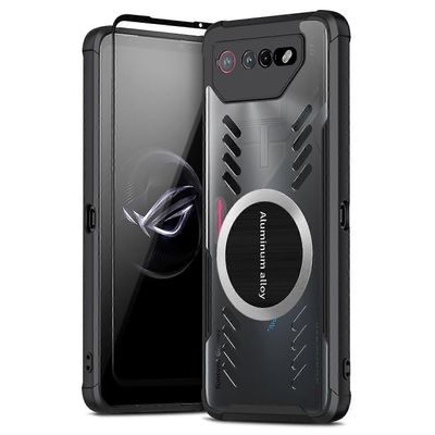 Asus ROG Phone 6 5G / Phone 7 5G lämmöntuotto ohut kotelo TPU + PC Phone Cover yhteensopiva laturi