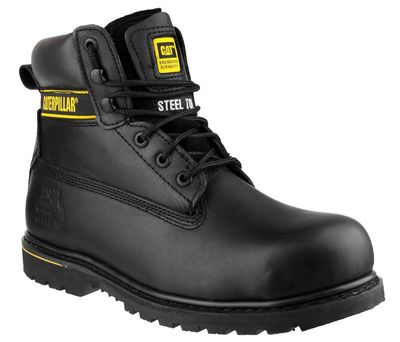 Slip resistance SRC - Resistance against slipping on both ceramic and steel surfaces covered with water and cleaning products Caterpillar Black Hol...