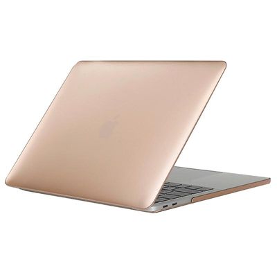 JVY Til 2016 Ny Macbook Pro 13.3 tommer A1706 & A1708 bærbar pc + metalolie overfladebeskyttelseskasse (guld)