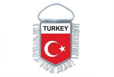 akachafactory Lippu Mini lippu maa auton koristelu Turkki Turkki Turks