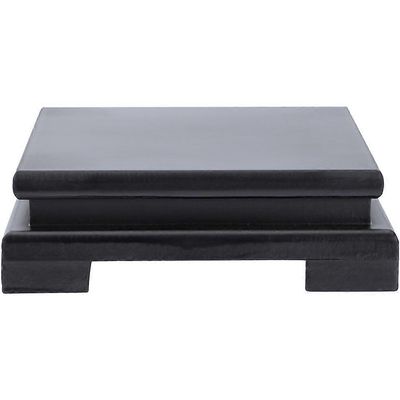 Puinen jalusta aarteiden esillepanoon, vankka rakenne ja luonnollinen vetovoima Musta 20X20CM