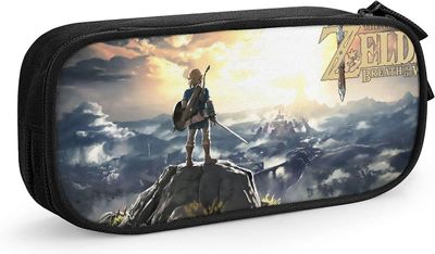 Kerota Younini Zelda kynäkotelo lyijykynälaukku pussilaatikko kannettava penaali paperitavara lyijykynäpussi koulu teini / tyttö / poika SAOE018879...