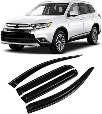 4 kpl auton tuulensuuntaimia, Mitsubishi Outlander 2014-2020 auton sivuikkunan visiiriin, aurinkosuojaan, varjostimeen, auton sivuikkunan suuntaimeen