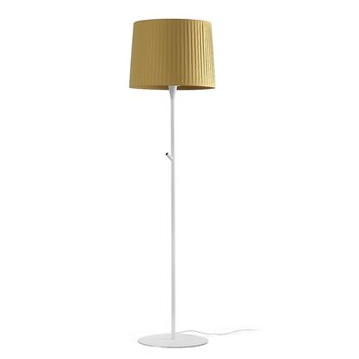 Faro Lighting Samba gulvlampe Rund Tappered Shade Gul, E27