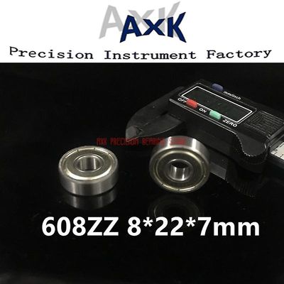 Ægte 608zz leje Abec-3 (20stk) 8x22x7 mm miniature 608 Zz longboard skateboard kuglelejer 608-2z 608z